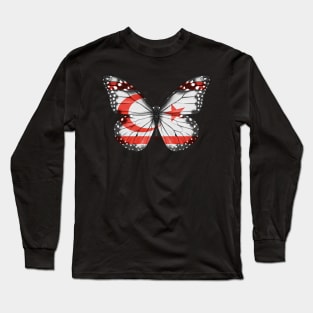 Turkish Cypriot Flag  Butterfly - Gift for Turkish Cypriot From Northen Cyprus Long Sleeve T-Shirt